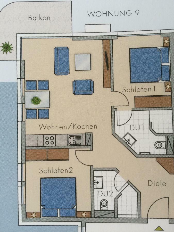 "Bellevue" Villa Andrea Baabe Buitenkant foto
